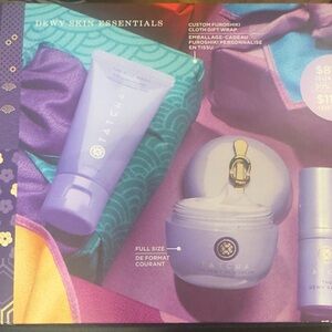 Tatcha Skincare Set - Purple and Teal
